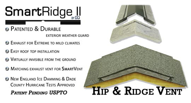 SmartRidge II double-sided ridge vent