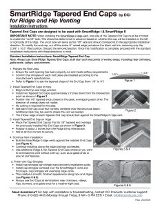 SmartRidge II Hip & Ridge End Cap